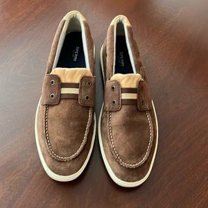 Sperry suede loafers - laces have been removed. Size 13